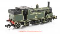 2S-016-005D Dapol M7 0-4-4T Steam Locomotive number 37 in Southern Lined Green livery
